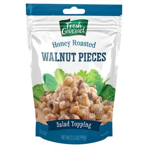 F.G.WALNUT PIECES GLAZED 9/3.5OZ [Charlies #019-06124]