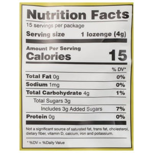 Melora Lozenges, Lemon 2.1 Oz [UNFI #39993]