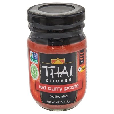 Thai Ktcn Red Curry Paste 12/4 OZ [UNFI #18951]