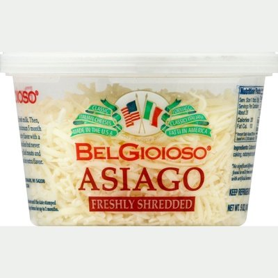 Bel Gioioso Asiago Shred Cup 12/5 Oz [Peterson #16501]