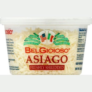 Bel Gioioso Asiago Shred Cup 12/5 Oz [Peterson #16501]