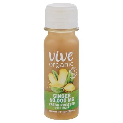 OG2 Vive Organic Pure Boost Ginger 12/2 OZ [UNFI #68765]