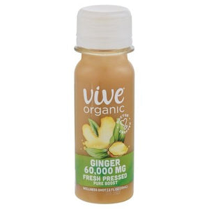 OG2 Vive Organic Pure Boost Ginger 12/2 OZ [UNFI #68765]