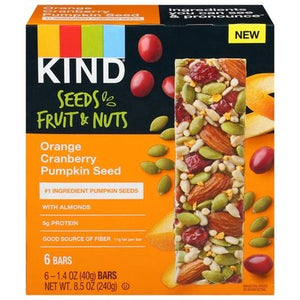 Kind Orange Cranberry Pumpkin 10/6/1.4 Oz [UNFI #73885]