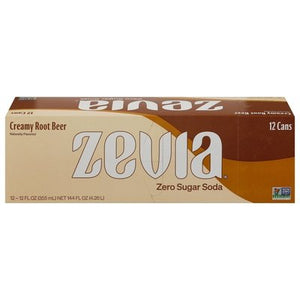 Zevia Creamy Root Beer Soda 2/12/12 Z [UNFI #86357]