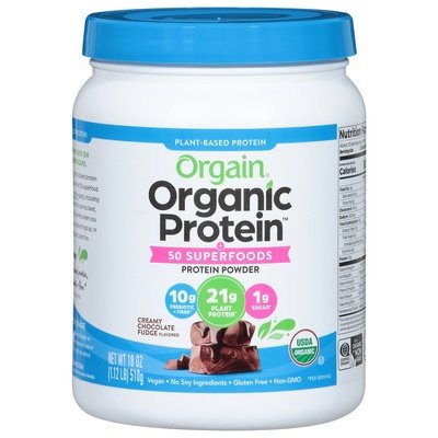Orgain Creamy Chocolate Fudge 18 Oz [UNFI #12335]