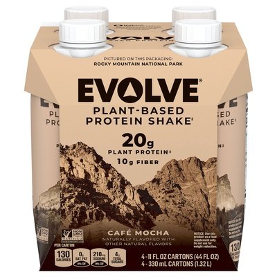 Evolve Rtd Cafe Mocha 4Pk 3/4/11 Oz [UNFI #89468]