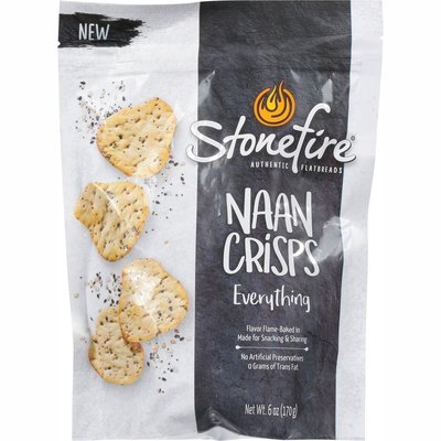 Stonefire Naan Crisp Everything 12/6 Oz [Peterson #31044]