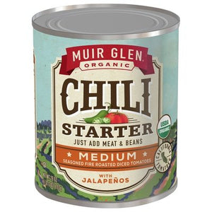Muir Glen Fire Roasted Medium Tomatoes 12/28 Oz [UNFI #59578]
