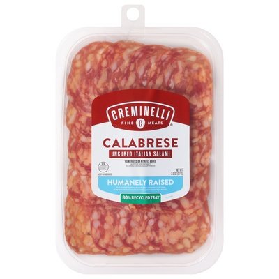 Creminelli Fine Meats Calabrese Sliced Tray Pack 12/2 Oz [Peterson #25483]