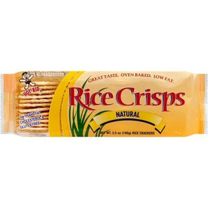 Hot Kids Rice Crackers Natural 12/3.5 Oz [Peterson #50035]
