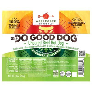 Applegate Farms Do Good Dog Uncured Beef 12/10 Oz [UNFI #22584]