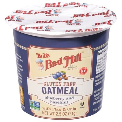 Bobs Red Mill Bluebry Hzlnt Oatmeal Gf 12/2.5 OZ [UNFI #53354]