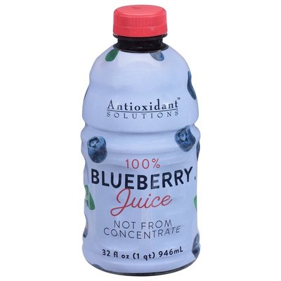 Antioxidant Solutions 100% Blueberry Juice Nfc 6/32 Oz [UNFI #51527]