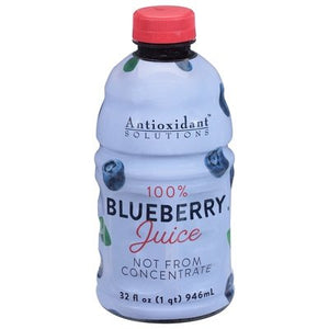 Antioxidant Solutions 100% Blueberry Juice Nfc 6/32 Oz [UNFI #51527]