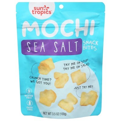 Sun Tropics Mochi Bites Sea Salt 12/3.5 Oz [UNFI #25869]