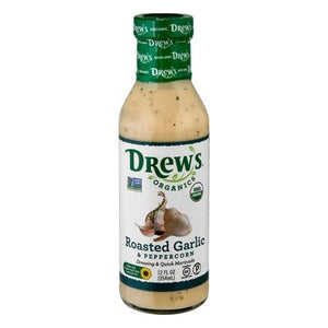 Drews Organics Roasted Garlic Peppercorn 6/12 Oz [UNFI #57292]