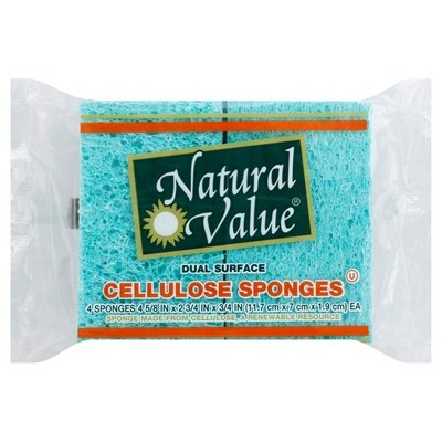 Nat Value Sponges 24/4 CT [UNFI #60079] T