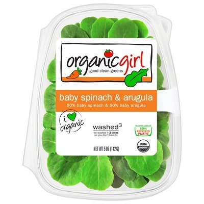 ORG.GIRL,SPINACH/ARUGULA 6/5OZ [Charlies #040-05302]