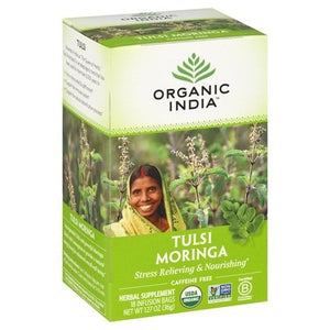 OG2 Oganic India Moringa Tulsi Tea 6/18 BAG [UNFI #65674] T