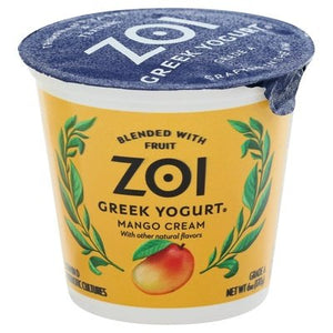 Zoi Greek Yogurt Mango Cream 12/6 OZ [UNFI #11407]