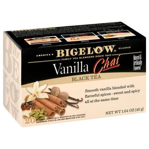 Bigelow Vanilla Chai Tea 6/20 BAG [UNFI #79593]