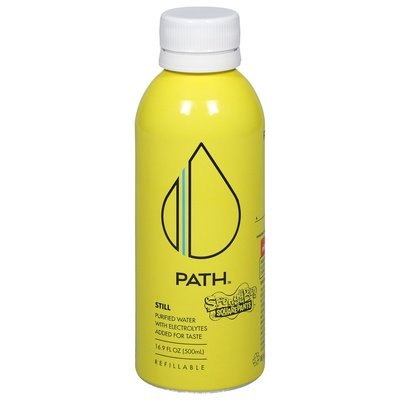 Pathwater Spongebob Refillable Bottle 12/16.9 Z [UNFI #19593]