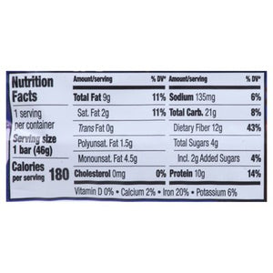 Raw Rev Glo Choc Brownie Batter Bar 12/1.6 OZ [UNFI #04215]