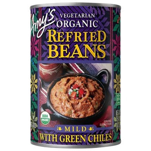 Amys Refried Pinto W/ Mld Grn Chles 12/15.4 OZ [UNFI #23726]