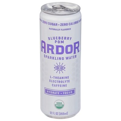 OG2 Ardor Sparkling Water Blueberry Pomegranate 12/12 OZ [UNFI #12357] T