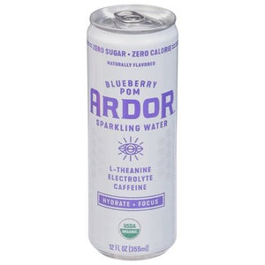 OG2 Ardor Sparkling Water Blueberry Pomegranate 12/12 OZ [UNFI #12357] T