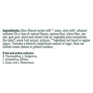 Chobani Strawberry Cheesecake SF Yog 12/3.5 OZ [UNFI #07744]