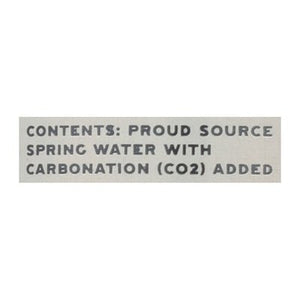 Proud Source Sparkling Natural Spring Water 24/16 Oz [UNFI #28967]