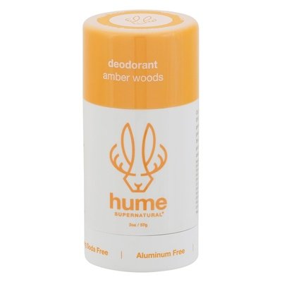 Hume Supernatural Deodorant Amber Woods Stick 2 Oz [UNFI #29082]