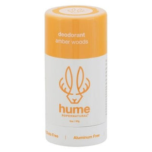Hume Supernatural Deodorant Amber Woods Stick 2 Oz [UNFI #29082]