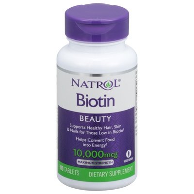 Ntrl Biotin 10000 Mg 100 TAB [UNFI #52292]