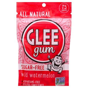 Glee Gum Sugar Free Watermelon Pouch 6/55 Ct [UNFI #47694]