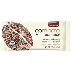 OG2 Gomacro Macrobar Mocha Chocolate Chp 12/2.3 OZ [UNFI #46582]