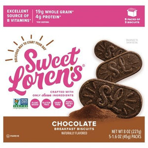 Sweet Lorens Chocolate Breakfast Biscuit 6/8 Oz [UNFI #55178]