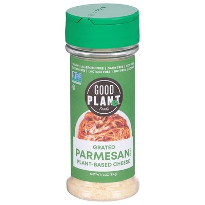 Good Plant Foods Parmesan Grated Shaker 12/3 Oz [UNFI #29748]