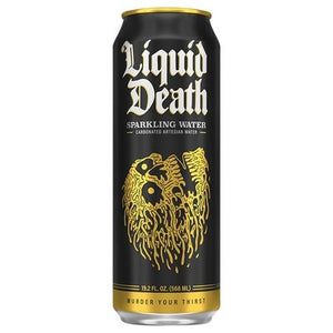 Liquid Death Sparkling Mountain Water 24/19.2 Oz [UNFI #44891]