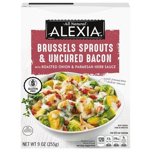 Alexia Brussels Sprouts & Uncured Bacon 8/9 Oz [UNFI #56058]