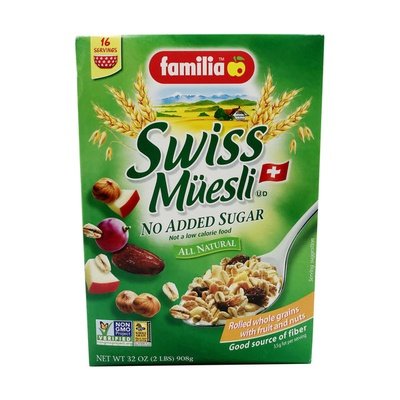 Fam Muesli Swss No Adsgr 6/29 OZ [UNFI #70385]