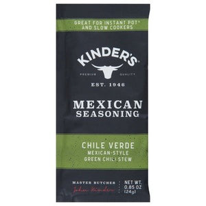 Kinders Chile Verde Seasoning 15/.85 [UNFI #52660]