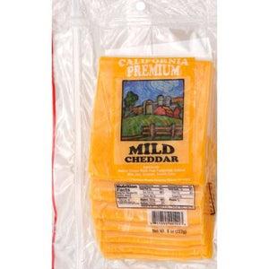 Rumiano Cheddar Mild Sliced Shingle 12/8 Oz [Peterson #19702]