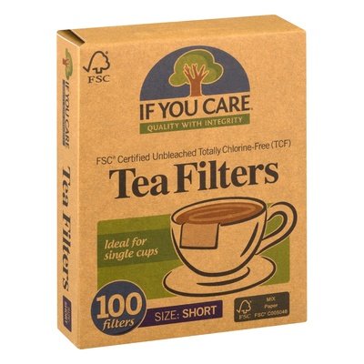 If You Care Fsc Certified Unbleached Tea Filter 18/100 Ct [UNFI #60793]