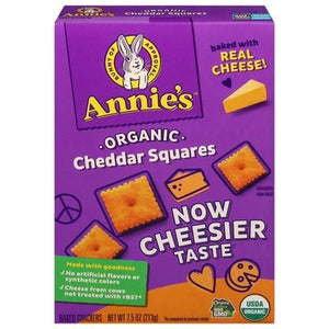 OG2 Annies Cheddar Square Crackers 12/7.5 OZ [UNFI #52265]