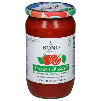 Bono Tomato Sauce With Basil 6/24 Oz [UNFI #07619]