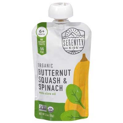 OG2 Serenity Kids Butternut Squash/Spinach 6/3.5 OZ [UNFI #50501]