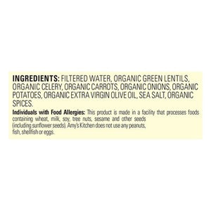 OG2 Amys Soup Lentil 12/14.5 OZ [UNFI #77140]